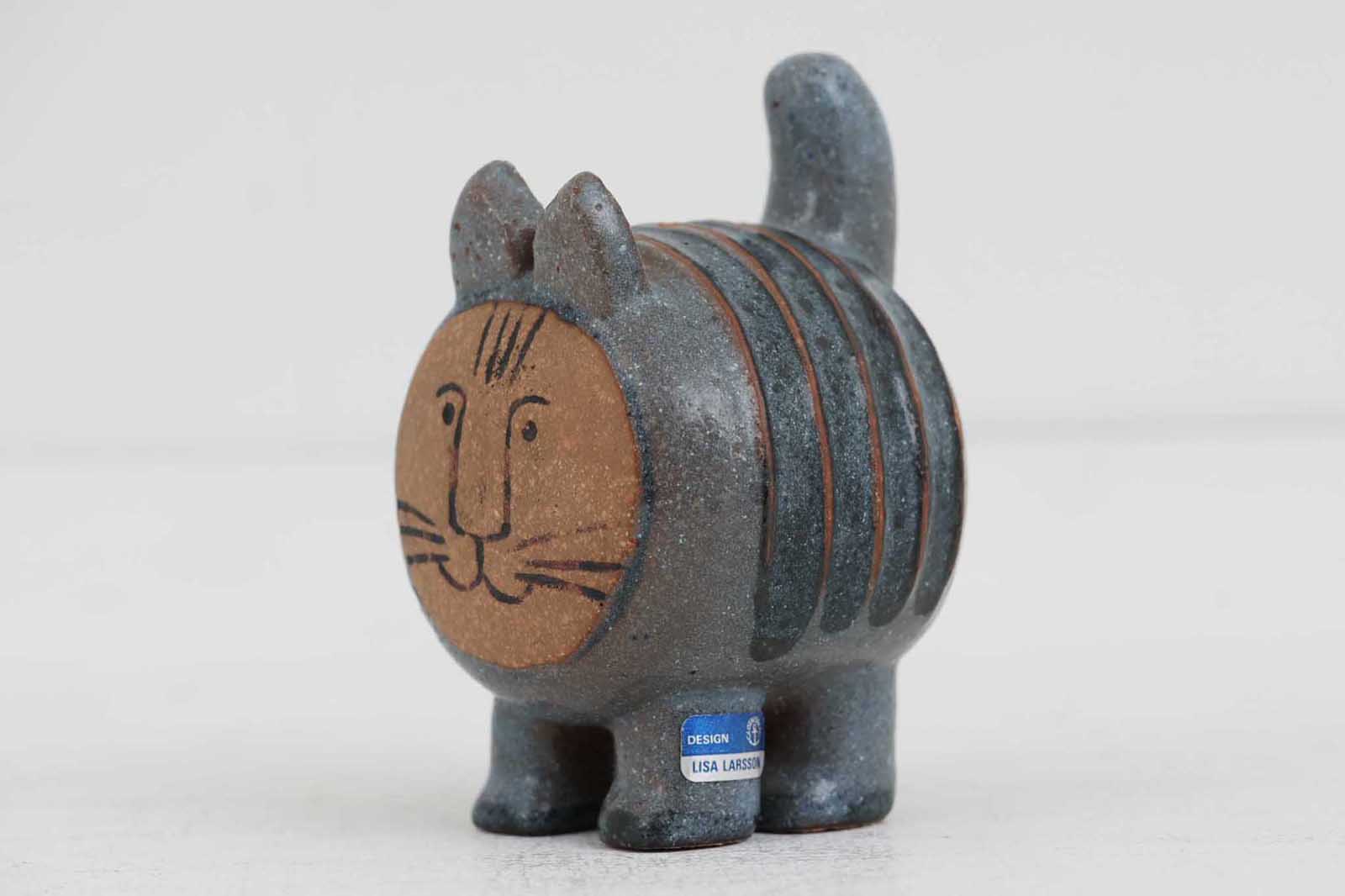 Lisa Larson リサ ラーソン MENAGERI KATT 樽型の小さなネコ – CHLOROS